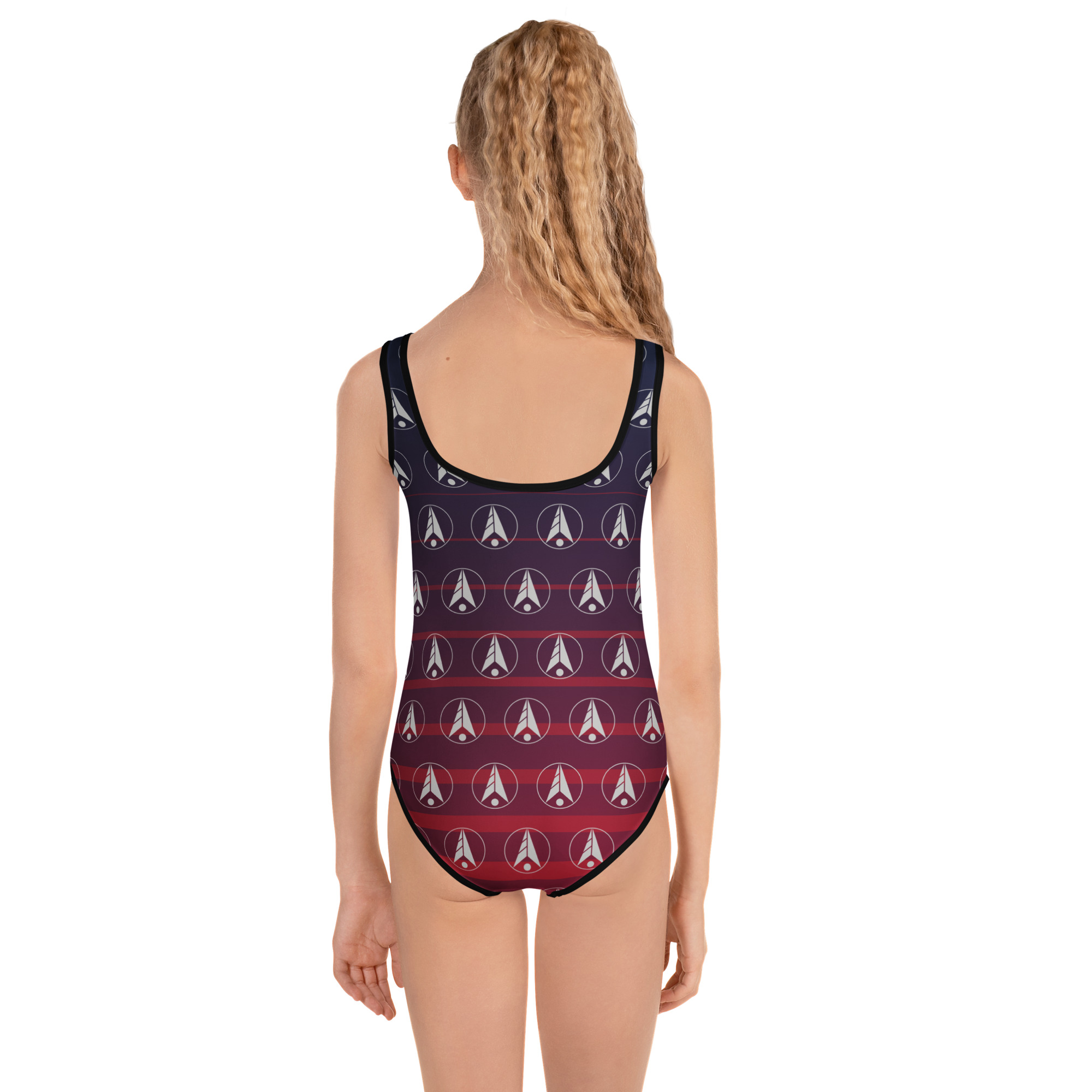 Ombré Red/Blue Child Leotard - Image 2
