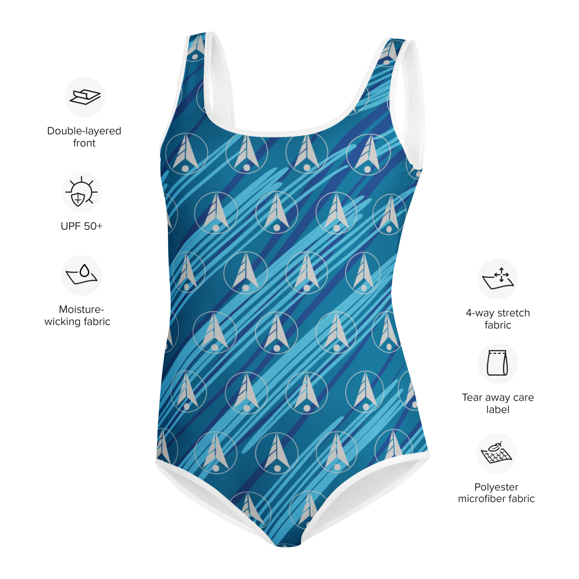 Brushstrokes Youth Leotard - Image 5
