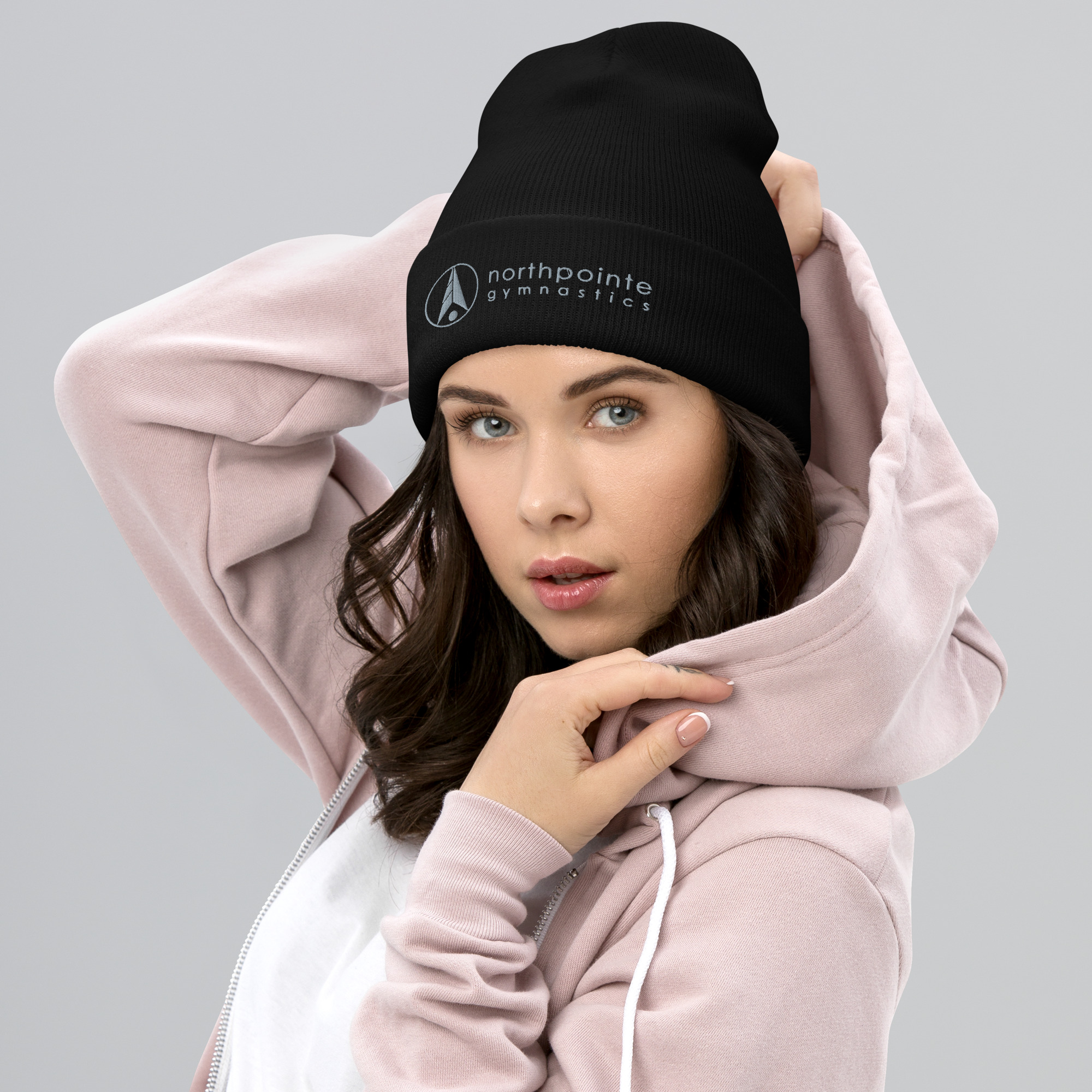 Embroidered Cuffed Beanie - Image 2