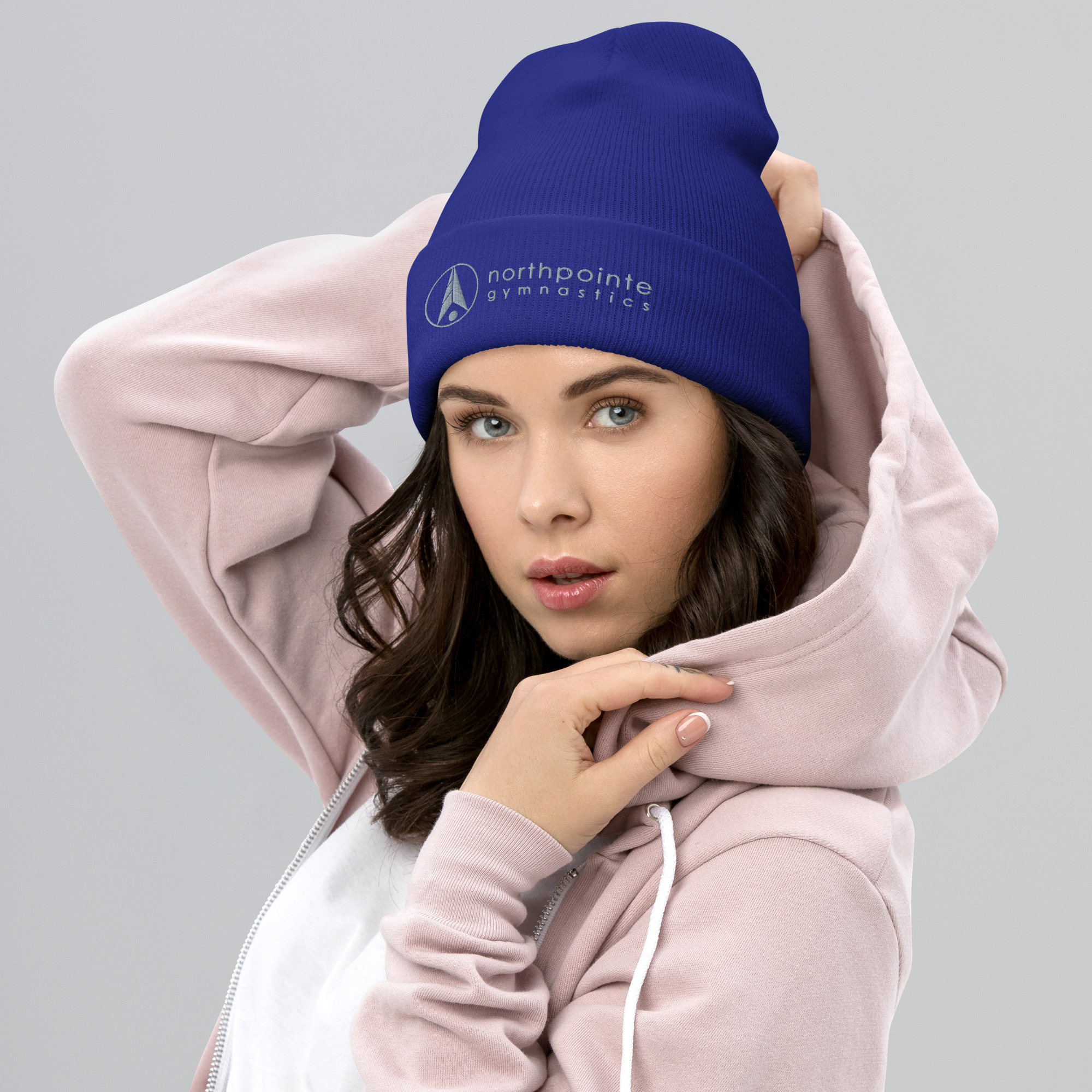 Embroidered Cuffed Beanie